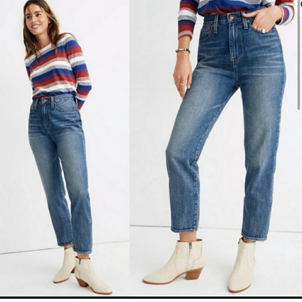 Madewell Mom Jeans Indigo
